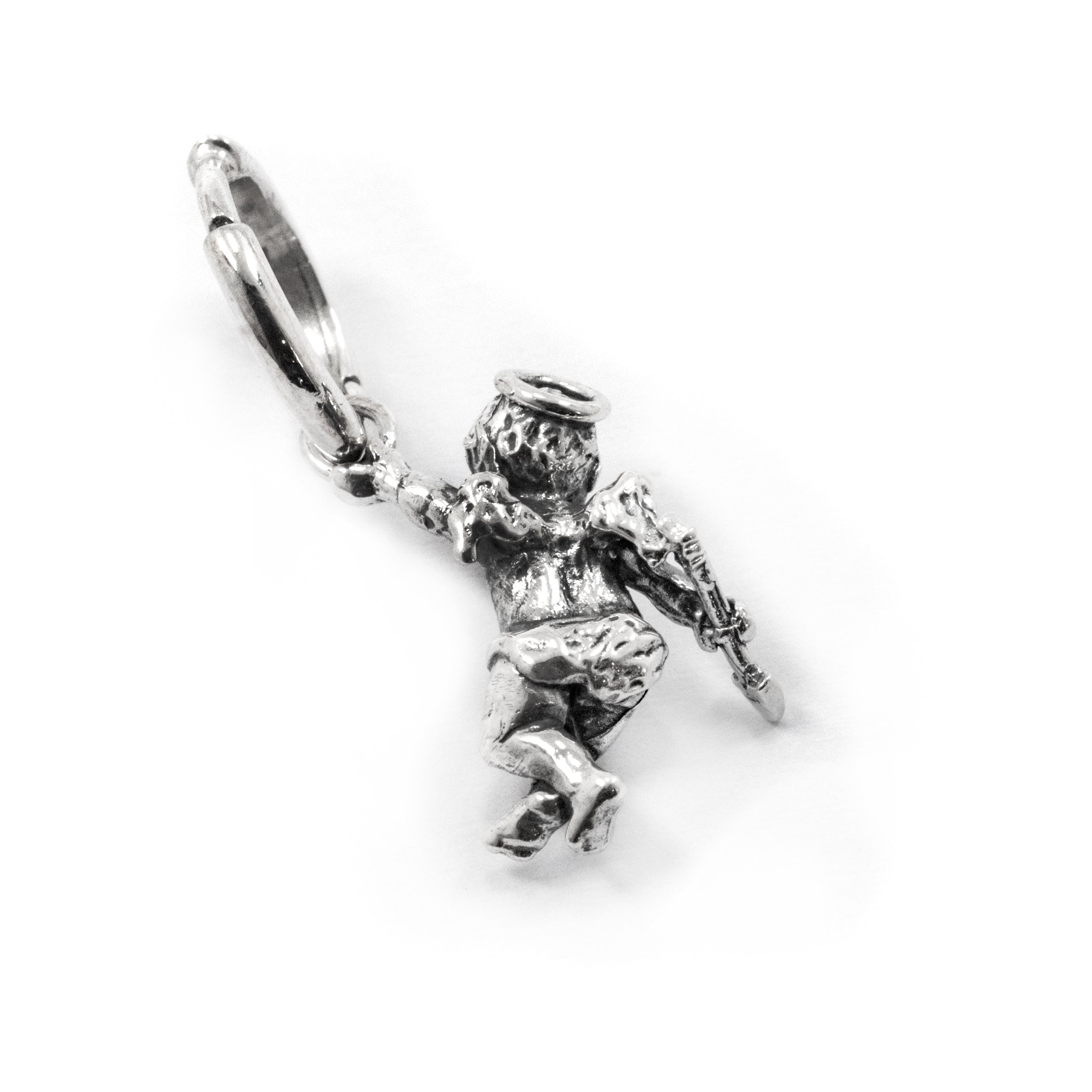 ANGEL CHERUB HOOP EARRING