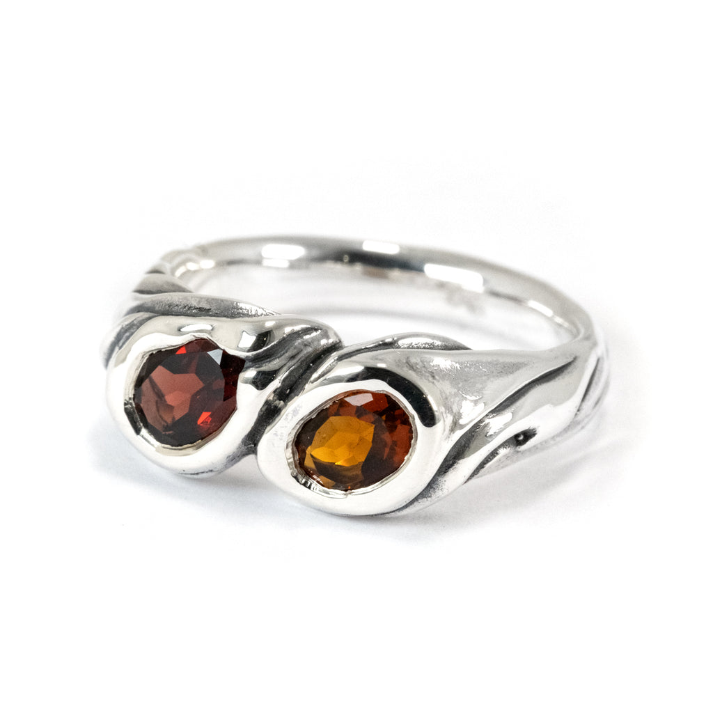 TOI ET MOI GARNET WITH MADEIRA CITRINE