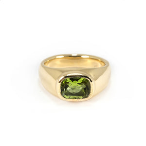 MINI FULL GOLD BEZEL PERIDOT