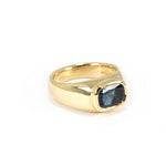 MINI FULL GOLD BEZEL LONDON BLUE TOPAZ