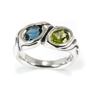 TOI ET MOI TOPAZ WITH PERIDOT