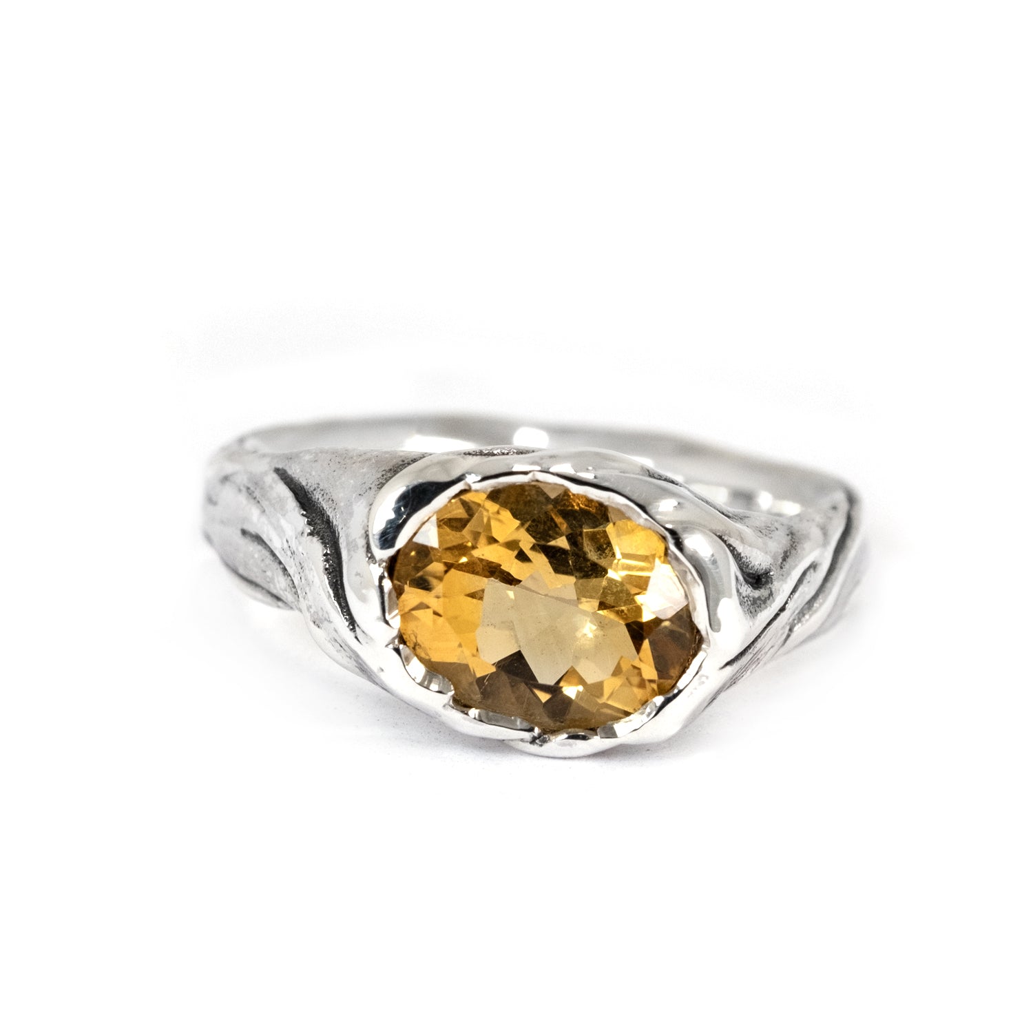 RAGLAN SILK RING CITRINE