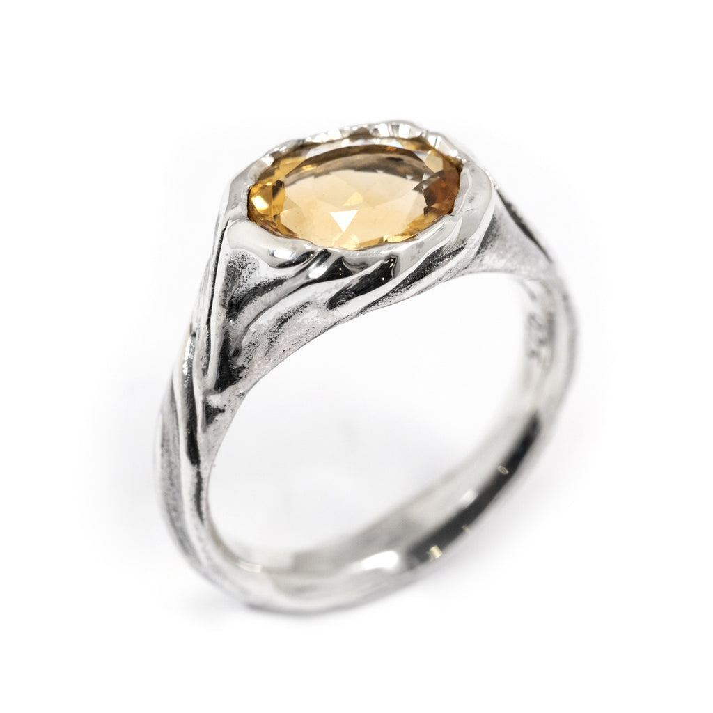 RAGLAN SILK RING CITRINE