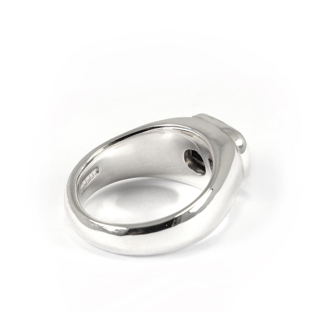MINI SILVER BEZEL TOURMALATED QUARTZ