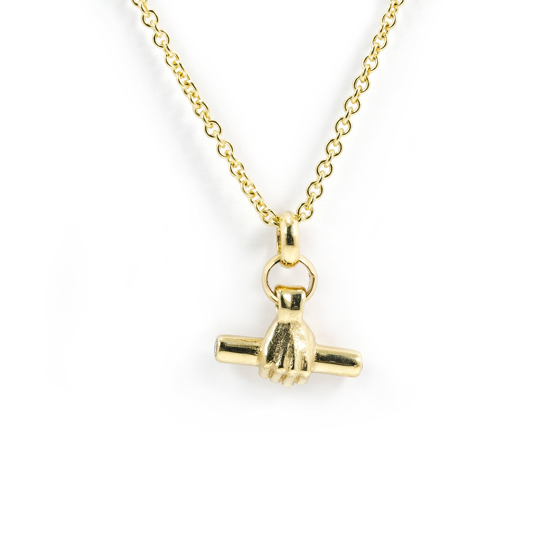 T-BAR PENDANT GOLD