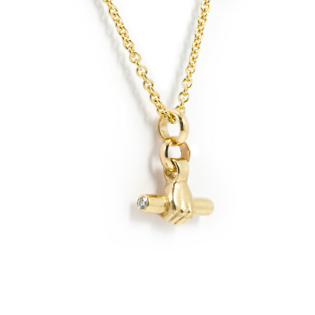 T-BAR PENDANT GOLD