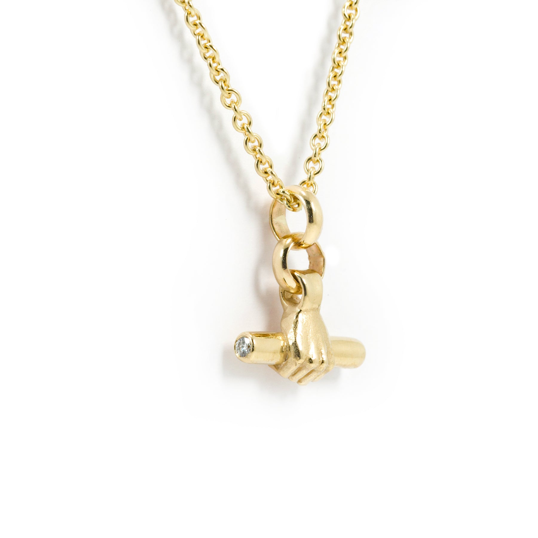 T-BAR PENDANT GOLD