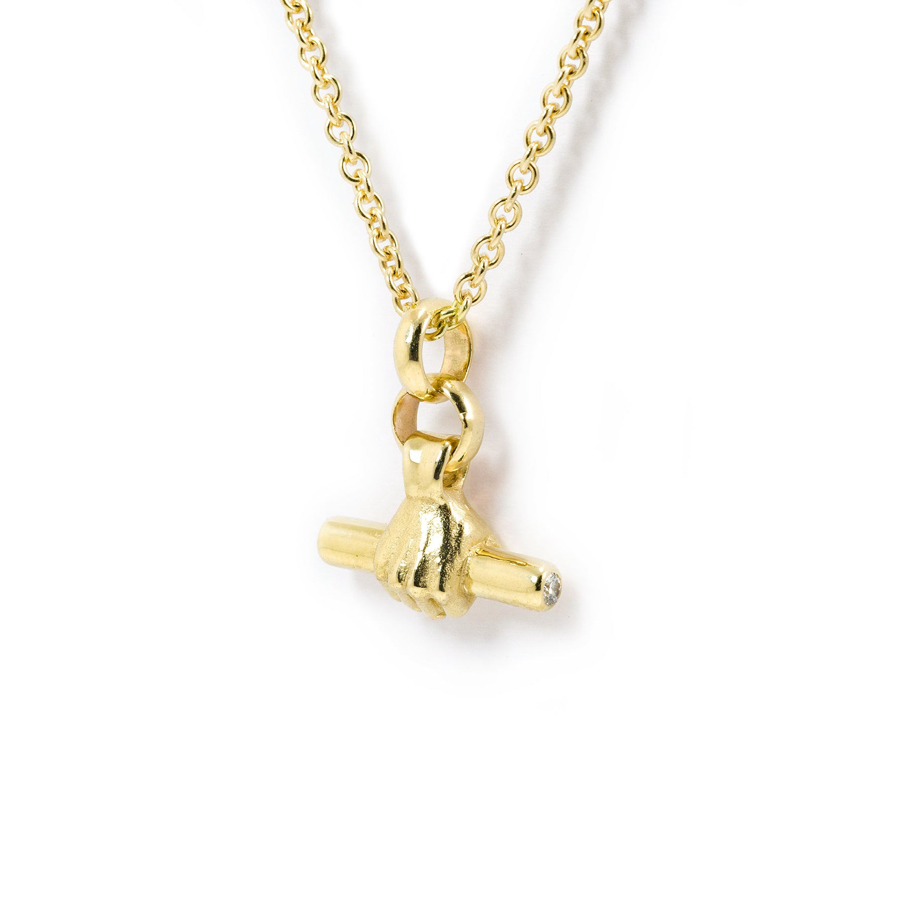 T-BAR PENDANT GOLD