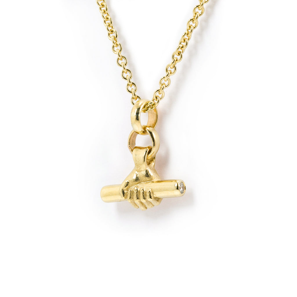 T-BAR PENDANT GOLD