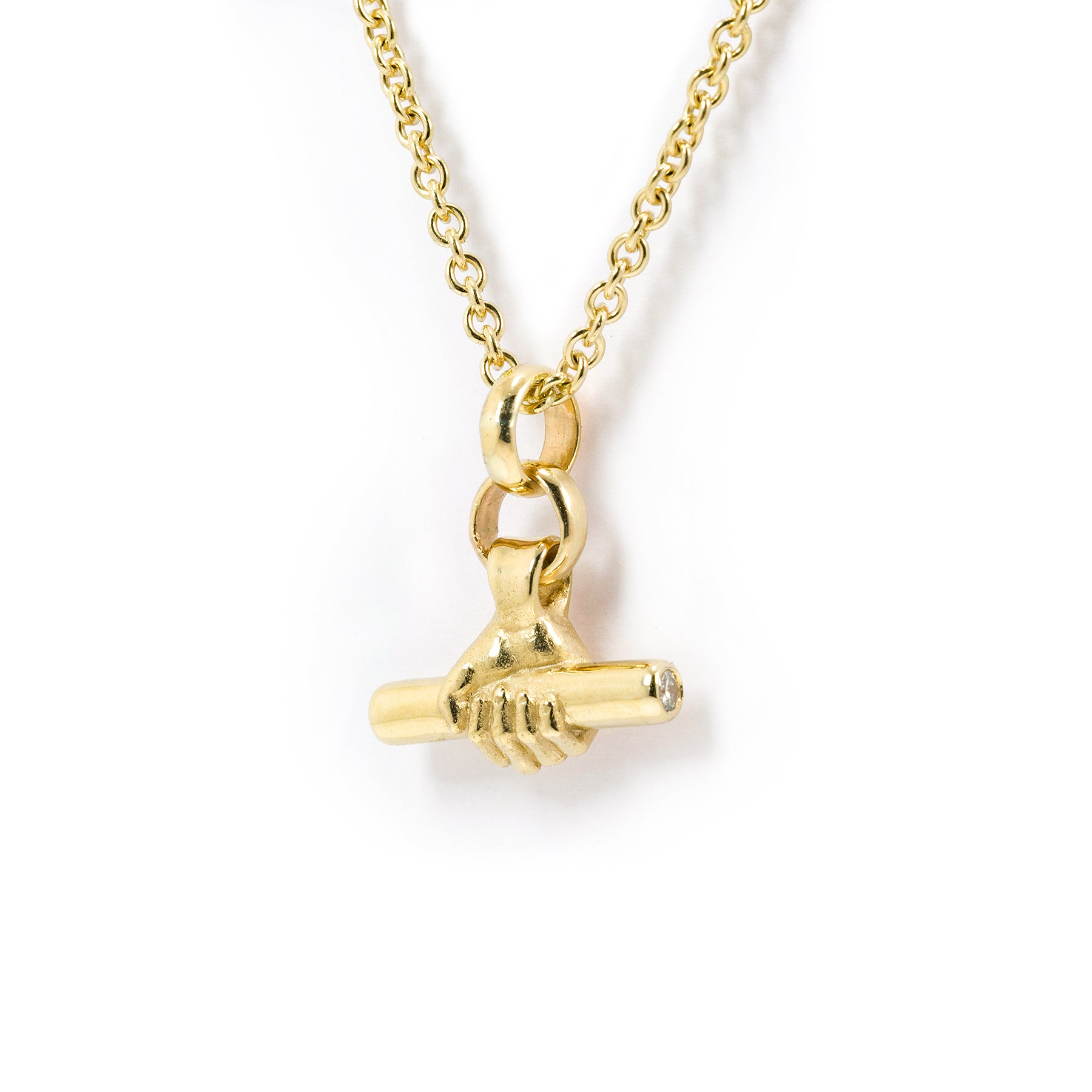 T-BAR PENDANT GOLD
