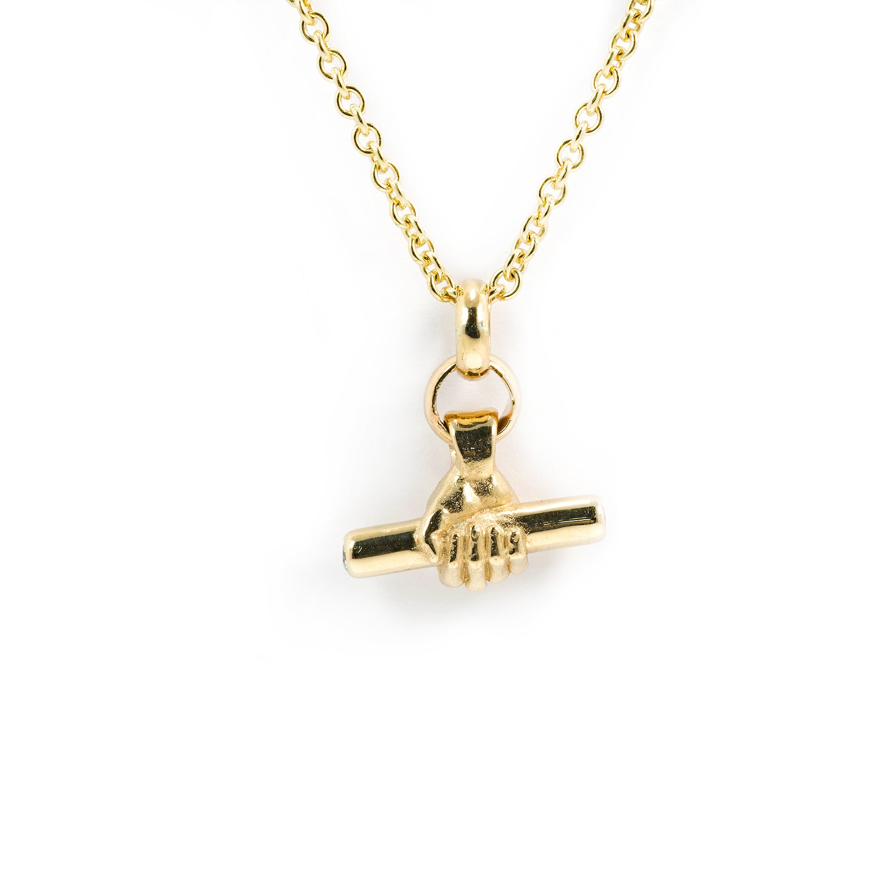 T-BAR PENDANT GOLD