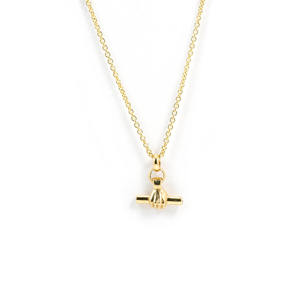T-BAR PENDANT GOLD