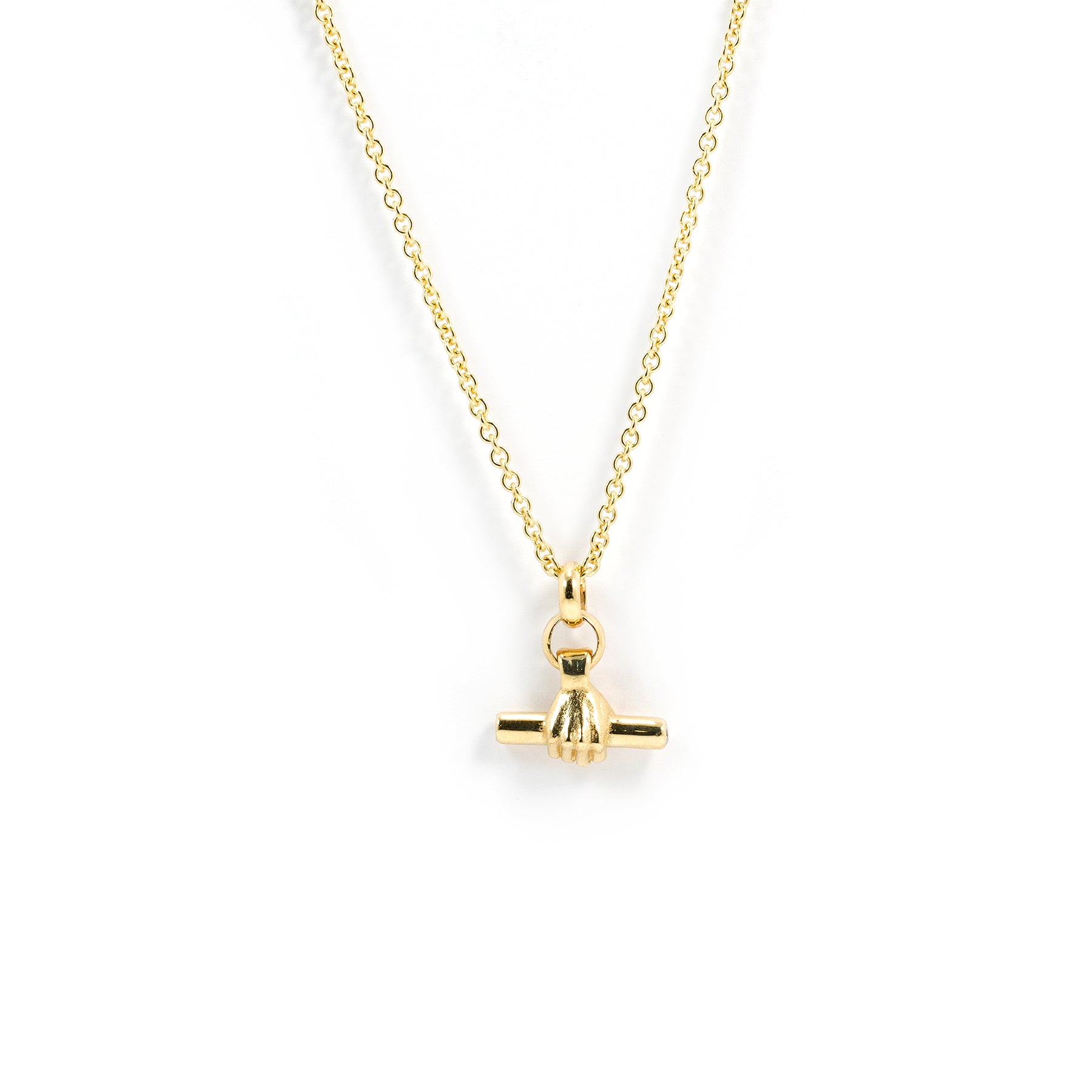 T-BAR PENDANT GOLD
