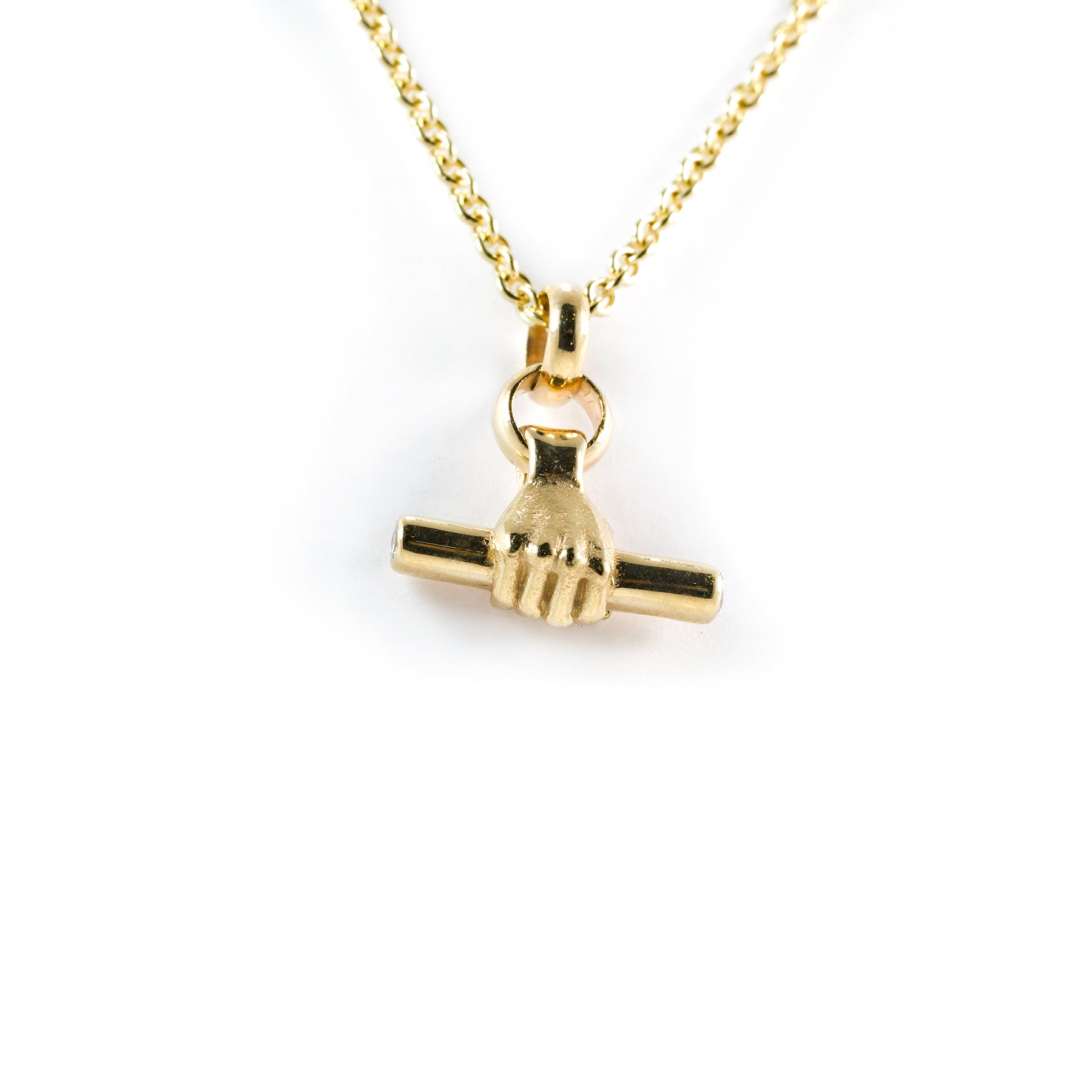 T-BAR PENDANT GOLD