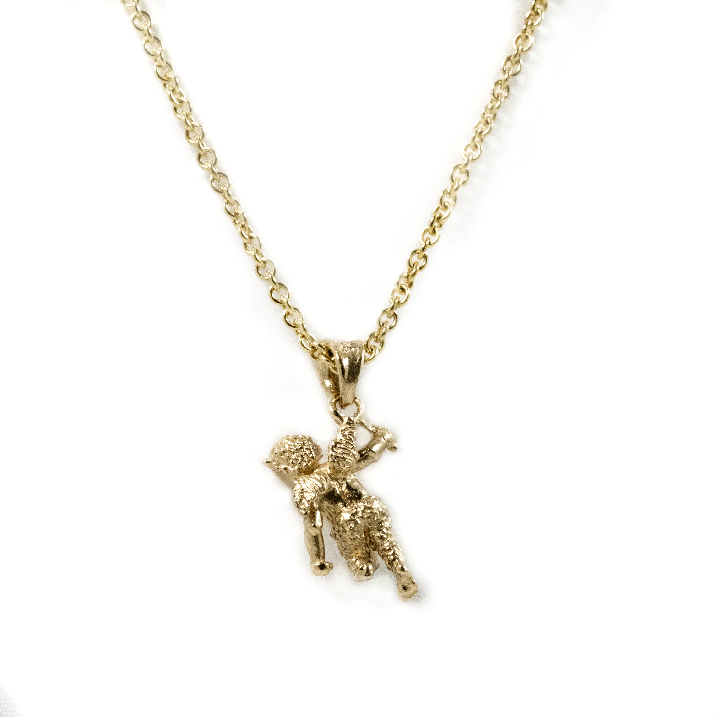 DEVIL CHERUB PENDANT GOLD