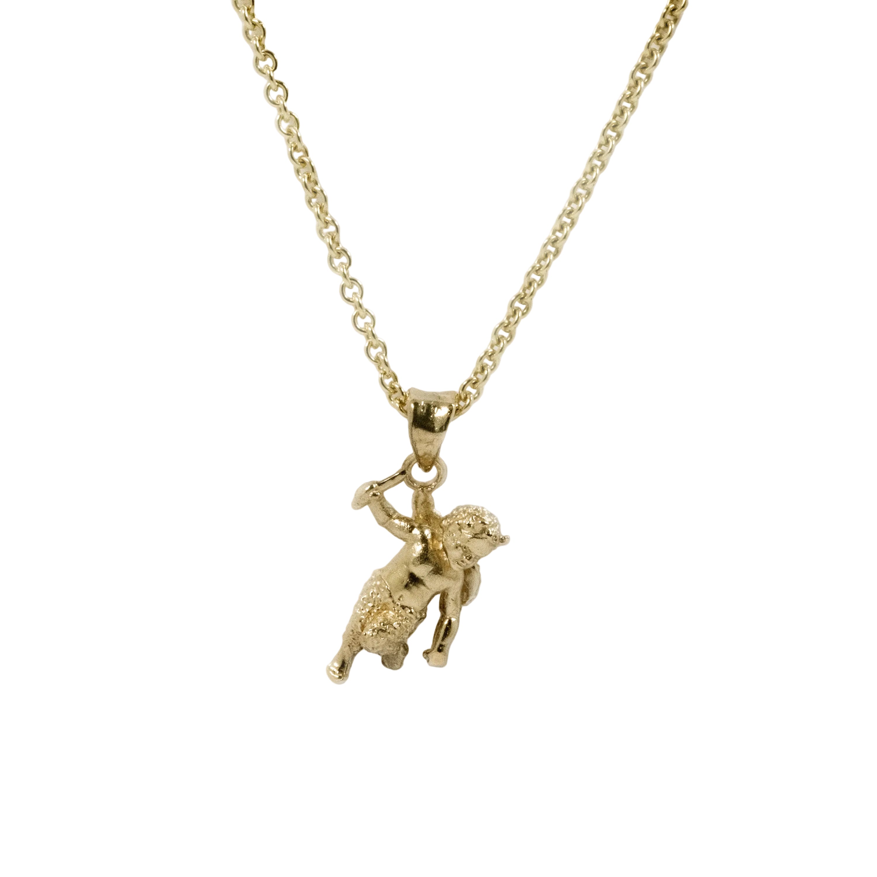 DEVIL CHERUB PENDANT GOLD