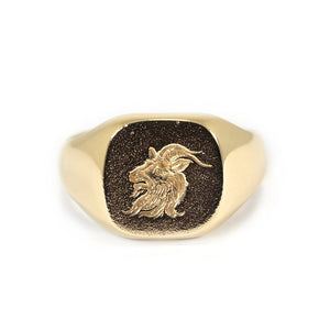 GOAT SIGNET GOLD