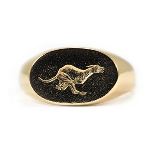 GREYHOUND SIGNET GOLD