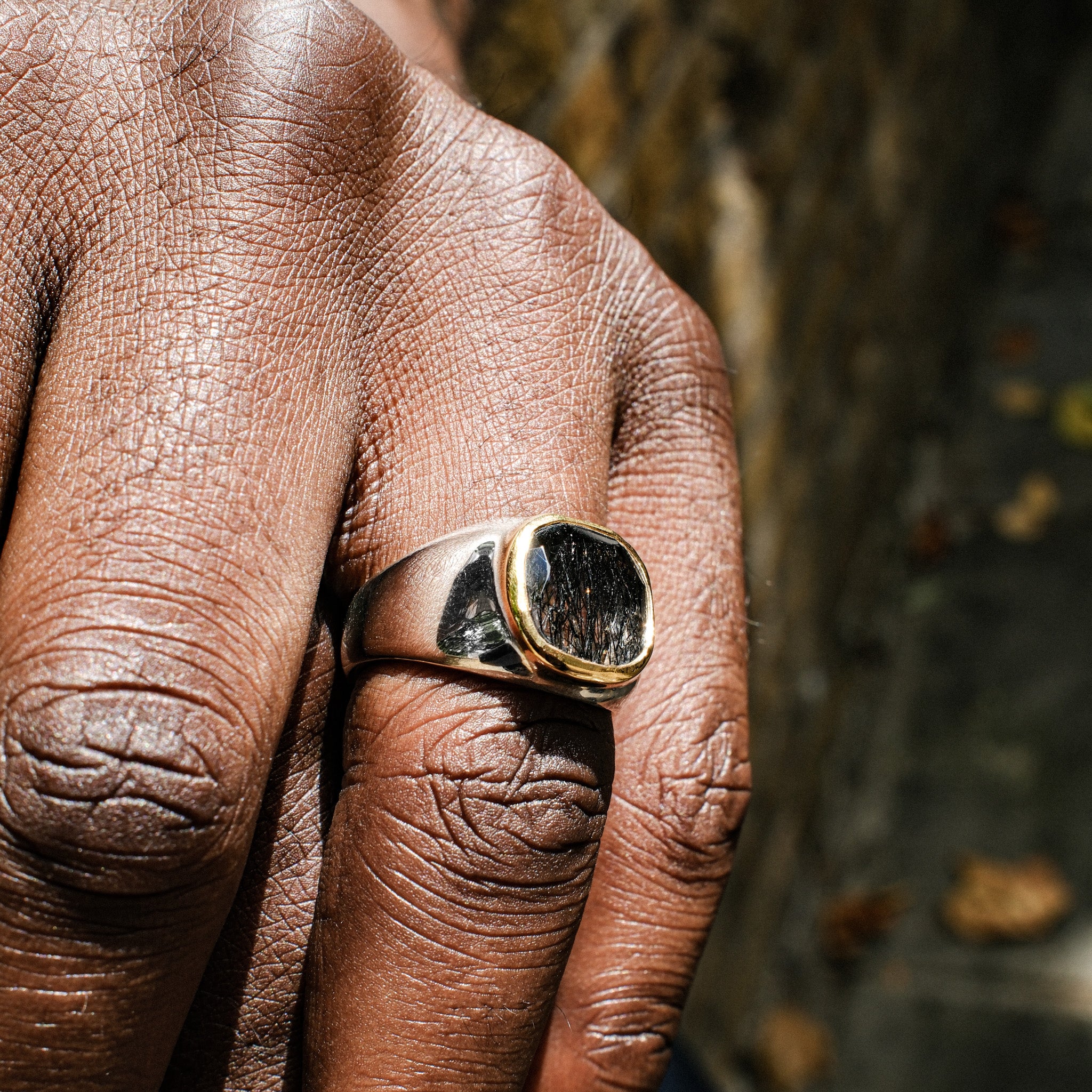 GOLD BEZEL CITRINE