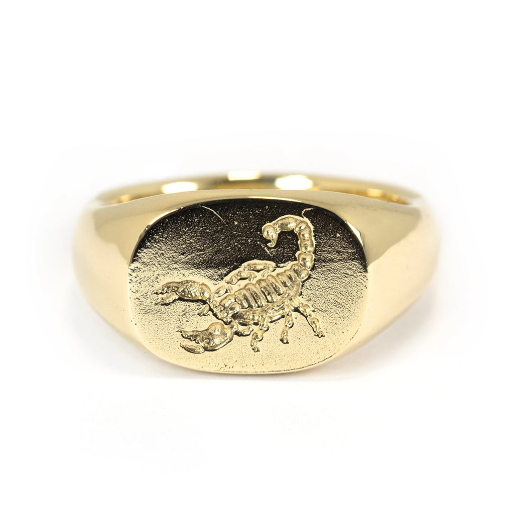 SCORPION SIGNET GOLD