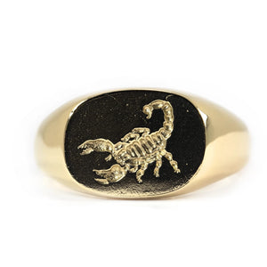 SCORPION SIGNET GOLD