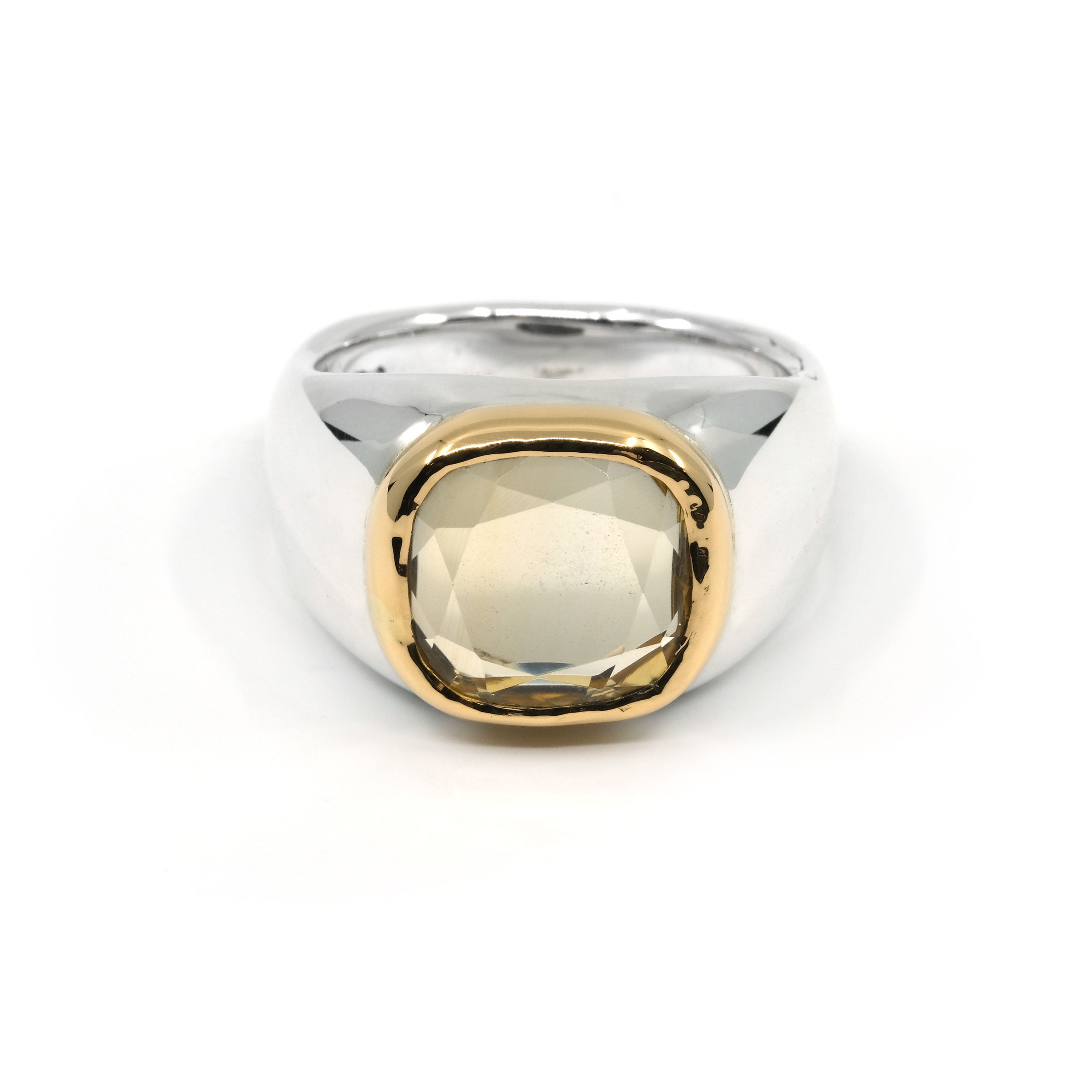 GOLD BEZEL CITRINE