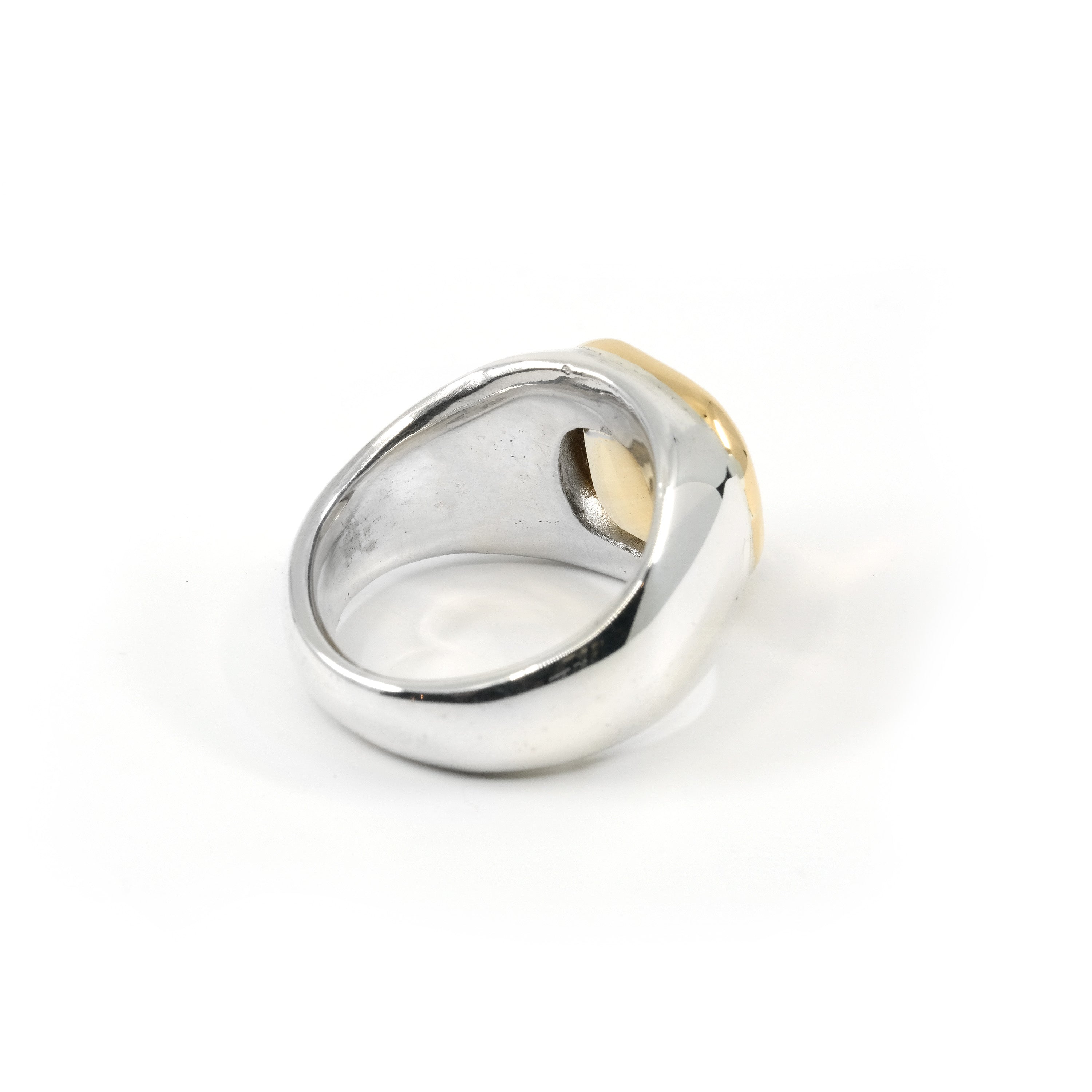 SMALL GOLD BEZEL CITRINE