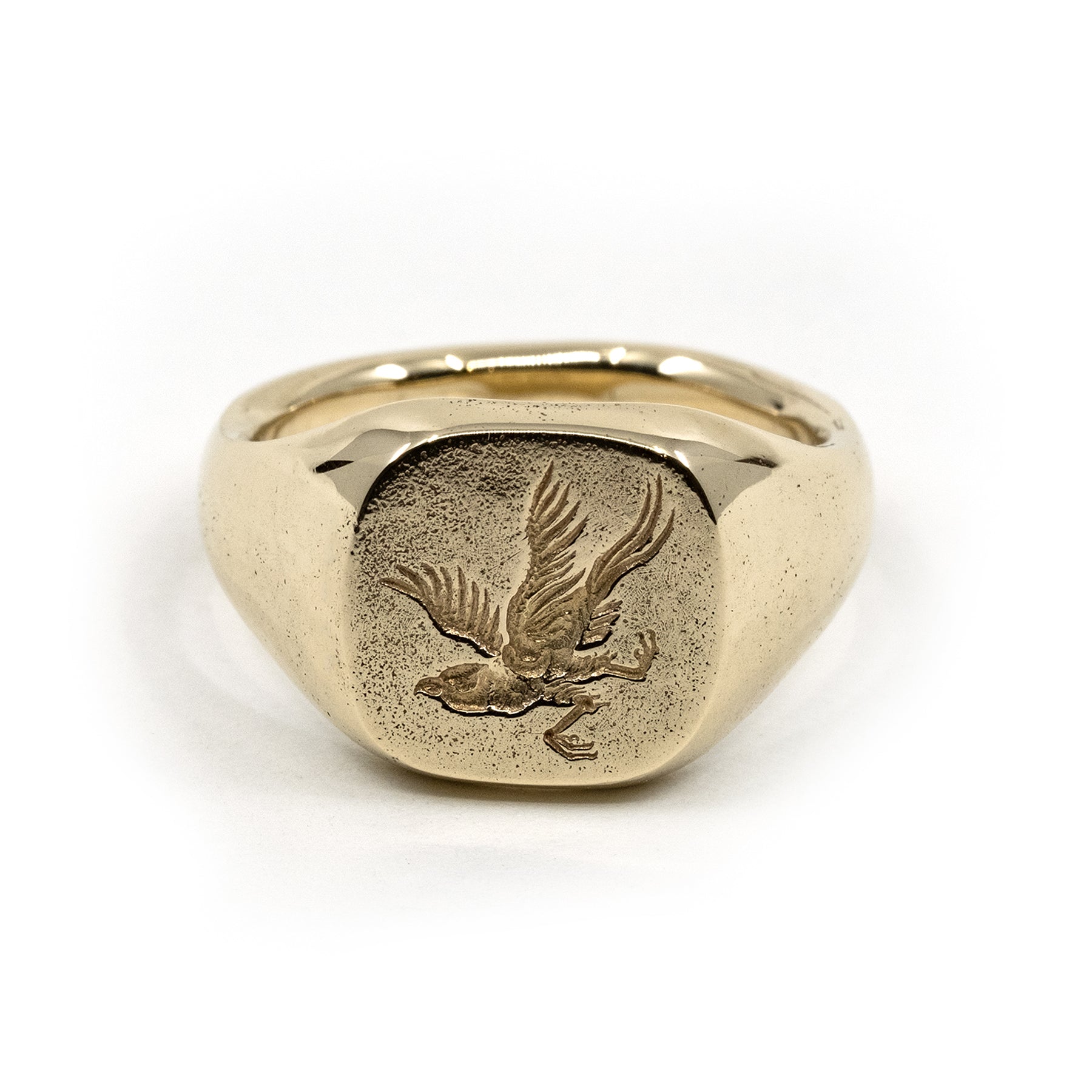 BLACK BIRD SIGNET GOLD
