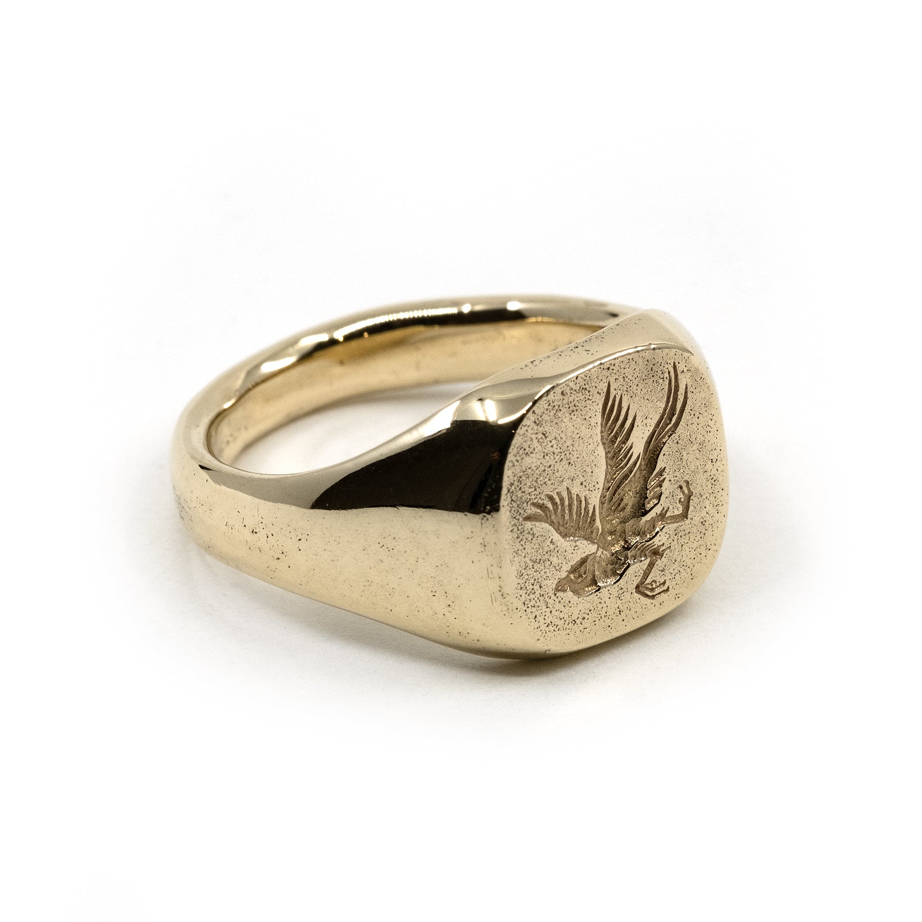 BLACK BIRD SIGNET GOLD